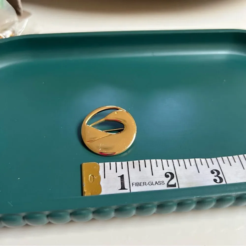 Vintage 3 Piece 1980s Gold Duck Loon Leaf Brooch Pin Lot